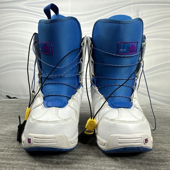 Burton Snowboard Boots Mint Imprint 1 True Fit White Womens Size 7.5 - Picture 7 of 14